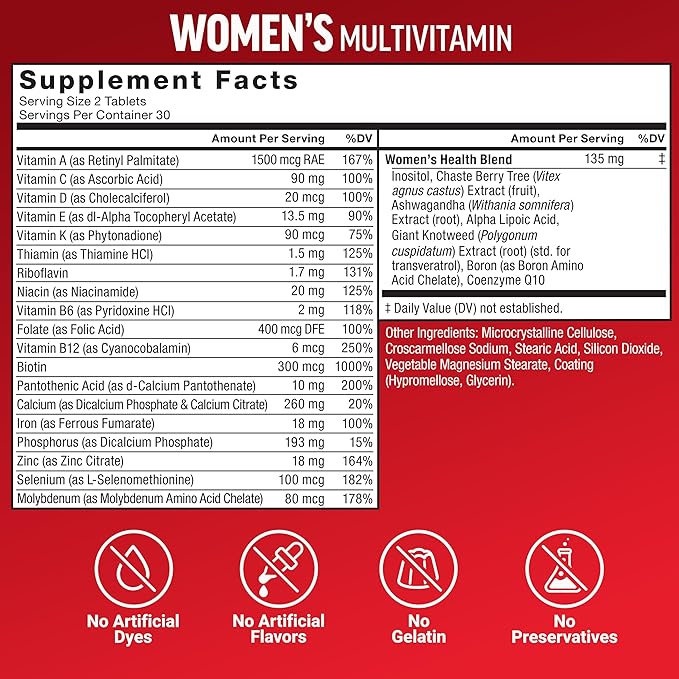 Force Factor Hair Growth Accelerator Soft Chews Lustriva &amp Biotin to Promote Thicker Stronger Fuller Hair Hair Growth Vitamins for Women Clinically Studied + Women's Multivitamin with Iron 6