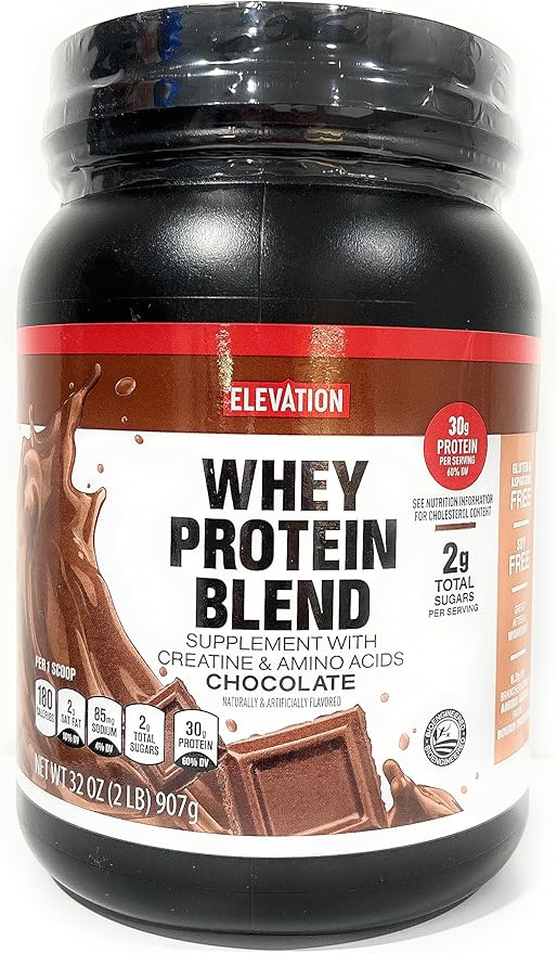 Elevation by Millville Chocolate Protein Powder 32oz pack of 1