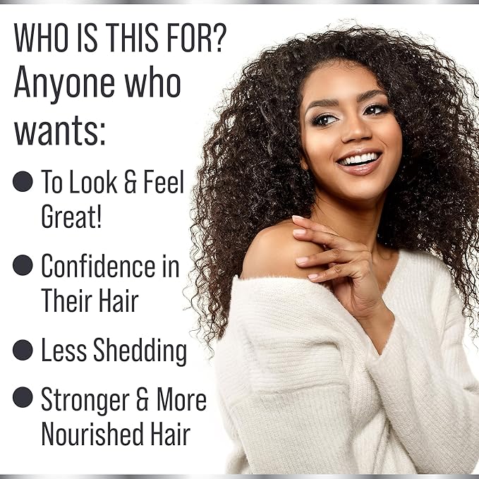 Clinically Proven Keratin + Biotin Hair Growth Supplement. with Cynatine HNS Keratin Clinically Studied for Thicker Healthier Hair. for Women and Men. Enhanced with Biotin 10000mcg for Max Results