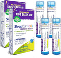 Boiron SleepCalm Kids Sleep Aid for Deep Relaxing Restful Nighttime Sleep - Melatonin-Free and Non Habit-Forming - 80 Pellets per Tube - 4 Total Tubes Sleep Calm