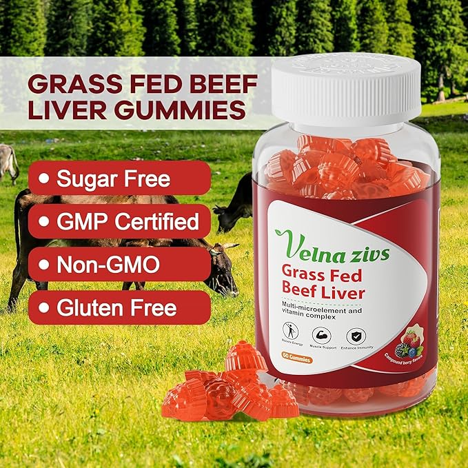 Magnesium Taurate Gummies and Beef Liver Gummies
