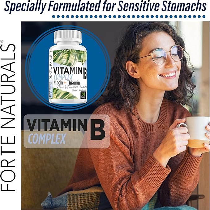 Supplements Biotin Vitamin B Complex Vitamin B12 Energy &amp Mood Support with Folic Acid Prenatal Postnatal B1 thiamin Supplement B2 niacin B5 B6 Supplements