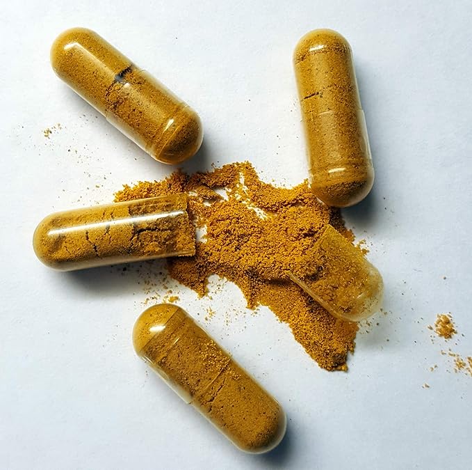 Turmeric Capsule &amp Ginger Root Capsule Value Pack Combo 300 Each! General Wellness Herbal Supplement Fresh On Demand!