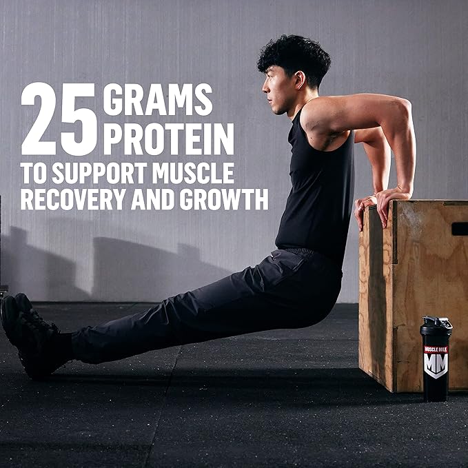Muscle Milk 100% Whey Protein Powder Vanilla 5 Pound 68 Servings 25g Protein 2g Sugar Low in Fat NSF Certified for Sport Energizing Snack Workout Recovery Packaging May Vary