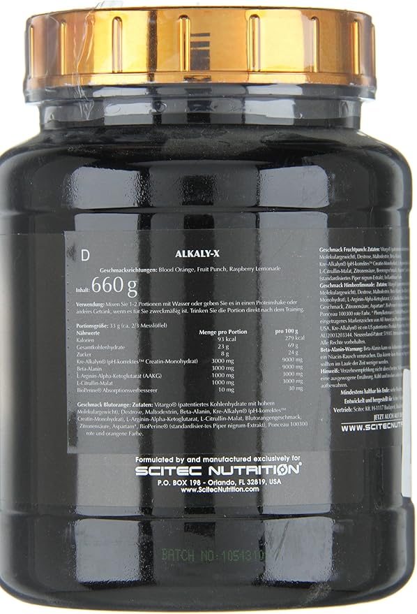 Scitec Nutrition Alkaly-X - Raspberry Lemonade