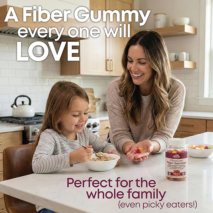 Country Farms Fiber Care Prebiotic Gummies 6g of Fiber Per Serving FOS from Beets Digestive Health Supports Regularity Mixed Fruit Flavor