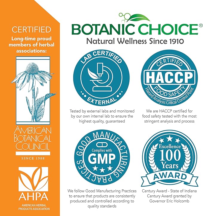 Botanic Choice Oat Fiber Dietary Supplement - Digestive Health for Women and Men - Pack of 2