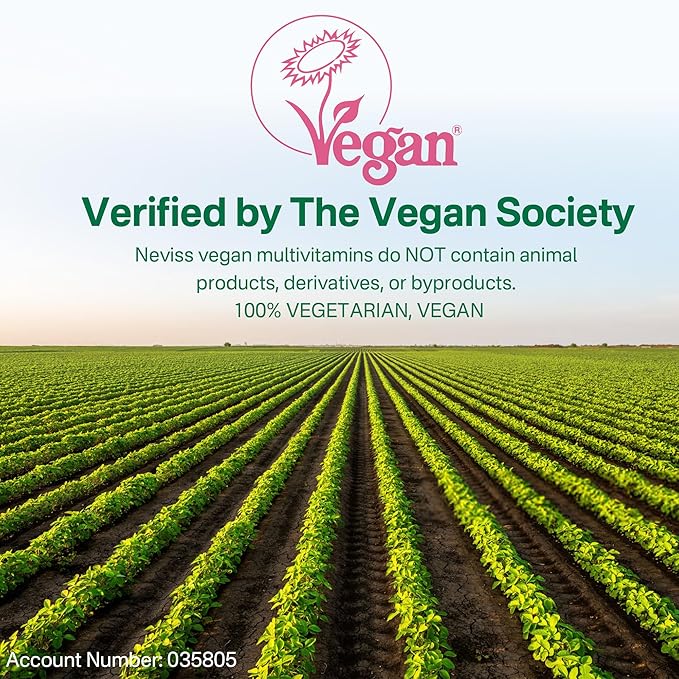 NEVISS Vegan Multivitamin Gummies with Potassium Citrate 1000mg Gummies