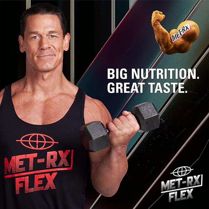 MET-Rx Big 100 Colossal Protein Bars Chocolate Chip Cookie Dough Meal Replacement Bars 9 Count (Pack of 1)