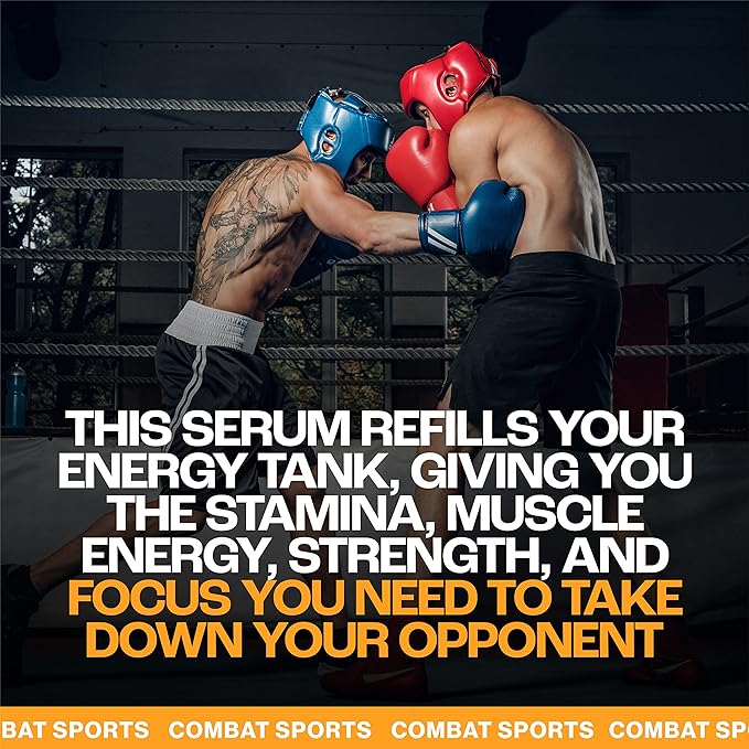 MMUSA Fighters Creatine Serum: Boost Strength Power &amp Energy for Boxing. Enhance Stamina &amp Muscle Build. Packed with MSM Amino Acids Vitamins &amp Glucosamine. Joint Protection. Strawberry