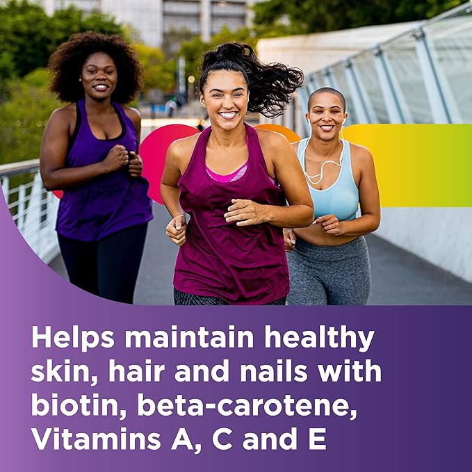 Centrum Multivitamin Tablet for Women Multivitamin/Multimineral Supplement with Iron Vitamin D3 B Vitamins and Antioxidant Vitamins C and E Gluten Free Non-GMO Ingredients - 200 Count