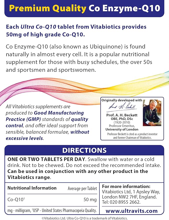 Ultra Co Q10 Tablets - Pack of 60 Tablets