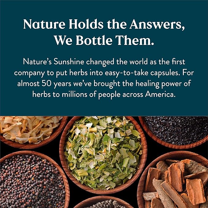 Nature's Sunshine Milk Thistle - Time Release Capsules - 60 Count