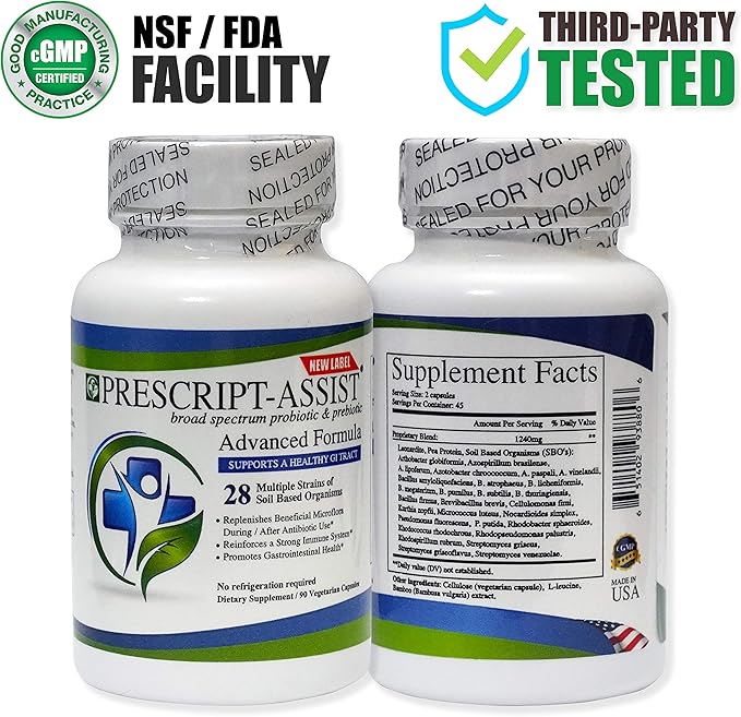 Prescript-Assist(Added Pea Protein)- 2pack (120Caps)