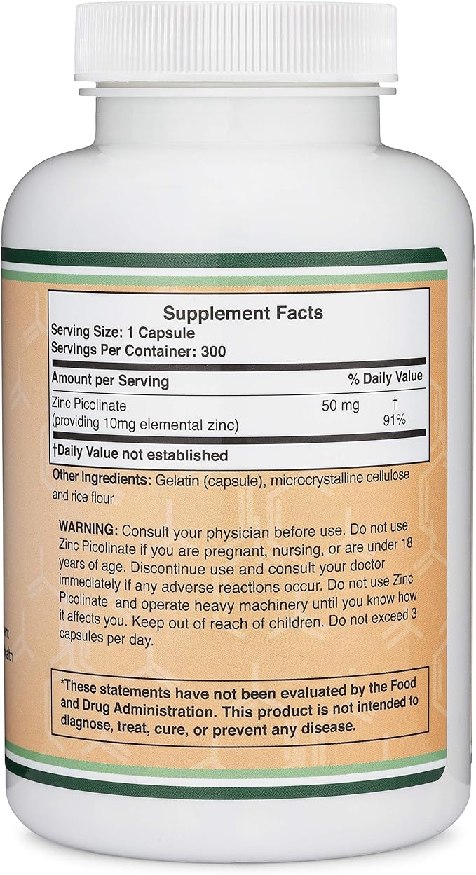 Double Wood Supplements Quercetin and Zinc Bundle - Support Immune System Health (120 Count Quercetin and 300 Count Zinc)