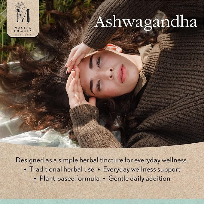 Master Formulae Botanicals Ashwagandha | Adaptogenic Herbal Extract | 100mL Tincture