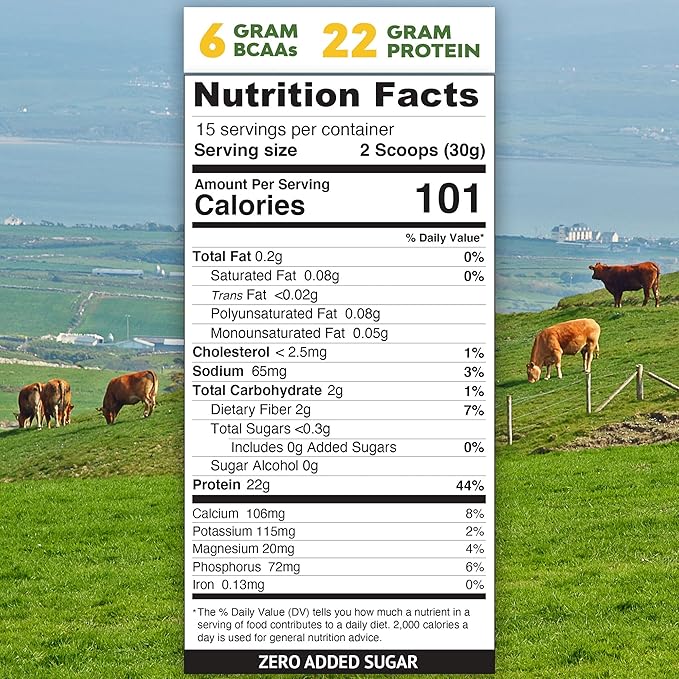 MariGold Grass-fed Whey Protein Isolate Powder - Creamy Vanilla Flavor - 1 Lb Bag | 100% Pure Cold-Processed Micro-Filtered Undenatured Non-GMO rBGH Free Soy Free Gluten Free Lactose Free