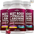 NEW AGE Beet Root Capsules - L Arginine L Citrulline Nitric Oxide Beetroot Powder Arginine Citrulline Supplement – 270 Vegan Capsules