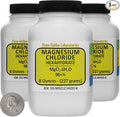 Magnesium Chloride [MgCl2.6H2O] 98+% AR Grade Flakes 1.5 Lb in Three Space-Saver Bottles