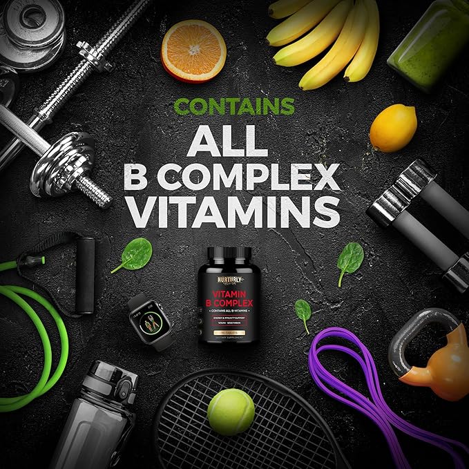 Magnesium and Vitamin B Complex - Magnesium Citrate 500MG - B Vitamins B1B2B3B5B6B7B9B12 and Biotin - Muscle Relaxation Sleep and Energy Immunity and Mood Support