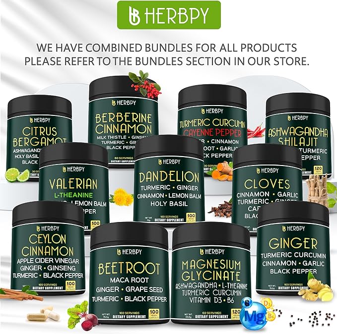 Bundle 5in1 Ashwagandha Shilajit &amp 6in1 Citrus Bergamot Supplements