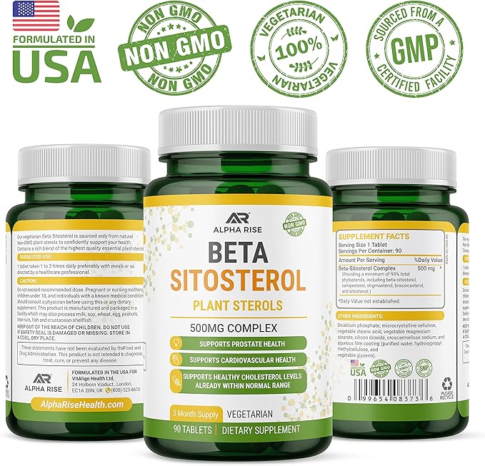 ADK 5 Vitamin Supplement + Beta Sitosterol - Natural Plant Sterols