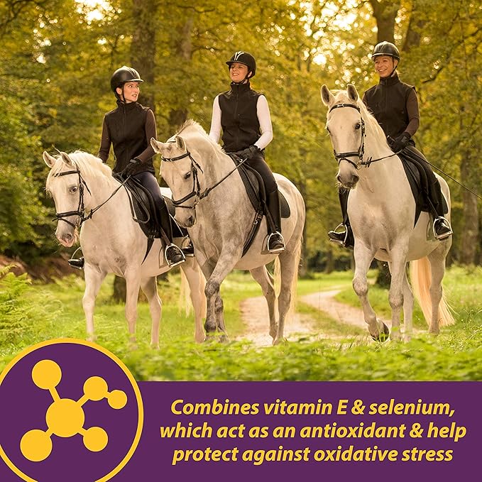 Farnam Horse Health Vita E &amp Selenium Crumbles Horse Vitamin Supplement Supports optimal muscle health &amp antioxidant support 3 lbs. 96 day supply
