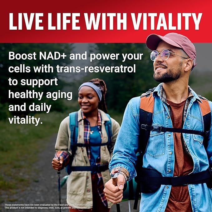 Resveratrol  Mixed Berry 60 Soft Chews + NMN Supplement Nicotinamide Mononucleotide to Support Healthy Aging and Energy Metabolism Boosts NAD+ Levels No Gelatin Non-GMO 30 Vegetable Capsules