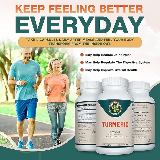 Carnivora Turmeric – Support for Joints and Digestive Health (90 Vegan Capsules)