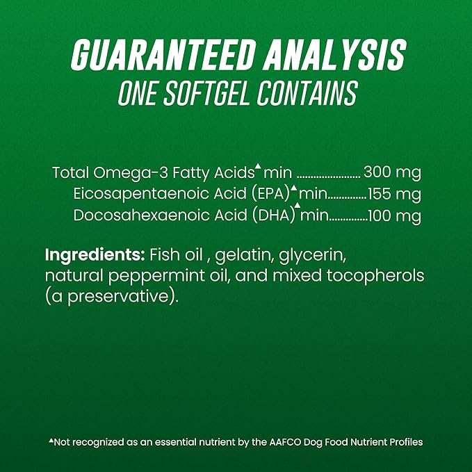 Nutramax Welactin Canine Softgels Omega 3 Supplement for Dogs Softgels 120 Count