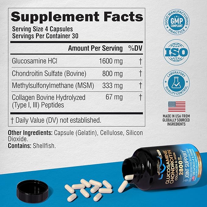 NUTRAHARMONY Glucosamine Chondroitin &amp Menopause Supplement