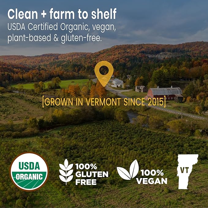 Sunsoil Better Sleep Organic Gummies No Melatonin Ashwagandha USDA Certified Organic Vegan Gluten-Free Sleep Support