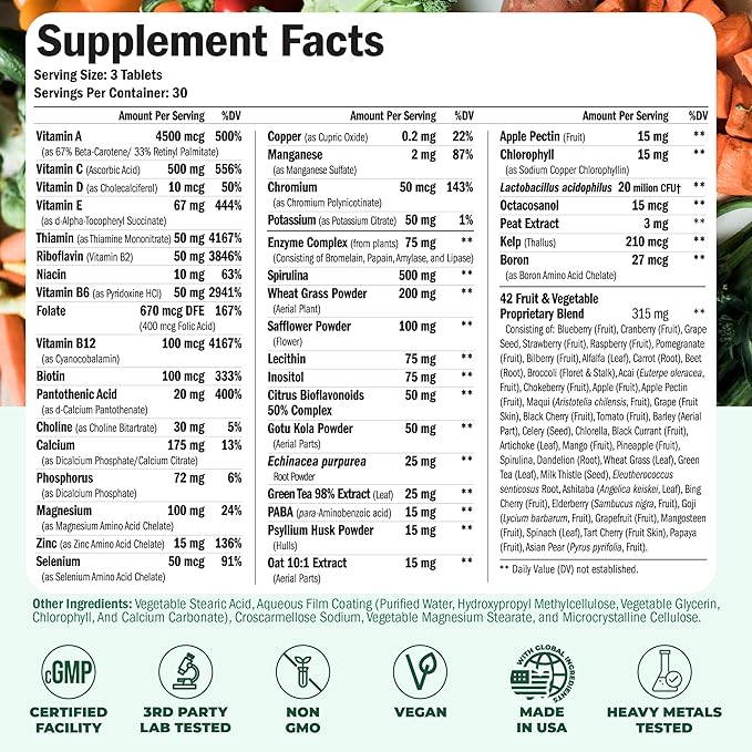 Vegan Glucosamine Chondroitin MSM &amp Vegan Multivitamin – Plant-Based Joint Support and Daily All-in-One Multivitamin Bundle for Energy Flexibility &amp Overall Health