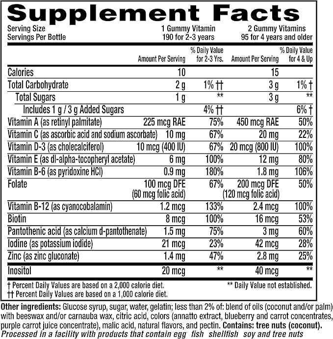 L'il Critters Paw Patrol &amp Gummy Vites Kids Multivitamin Gummies 190 Count Cherry Strawberry Orange Pineapple and Blueberry Flavors