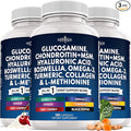 Glucosamine Chondroitin MSM Turmeric Curcumin Collagen Hyaluronic Acid Omega 3 – Health Supplement for Men &amp Women – 360 Count