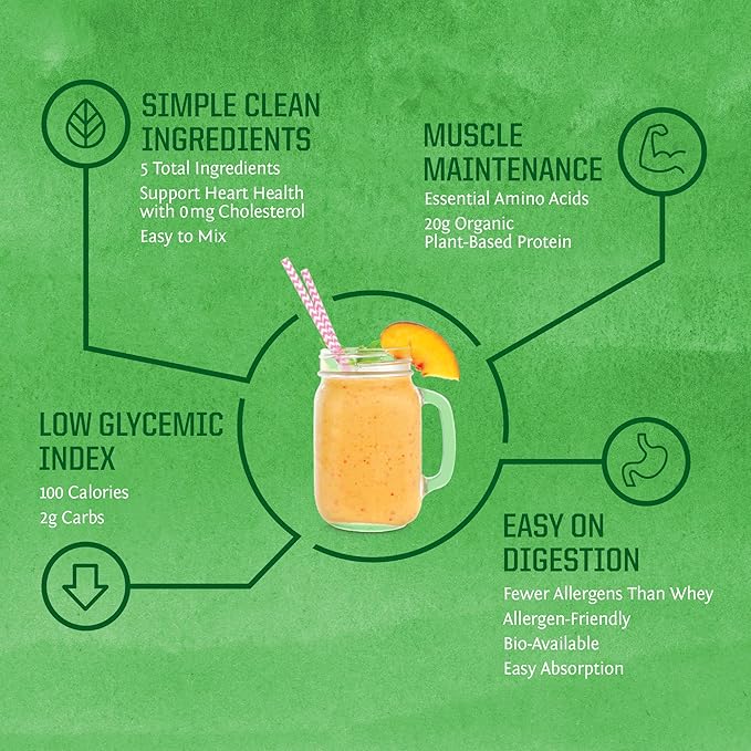 SUNWARRIOR Organic Classic Vanilla Protein 750 GR