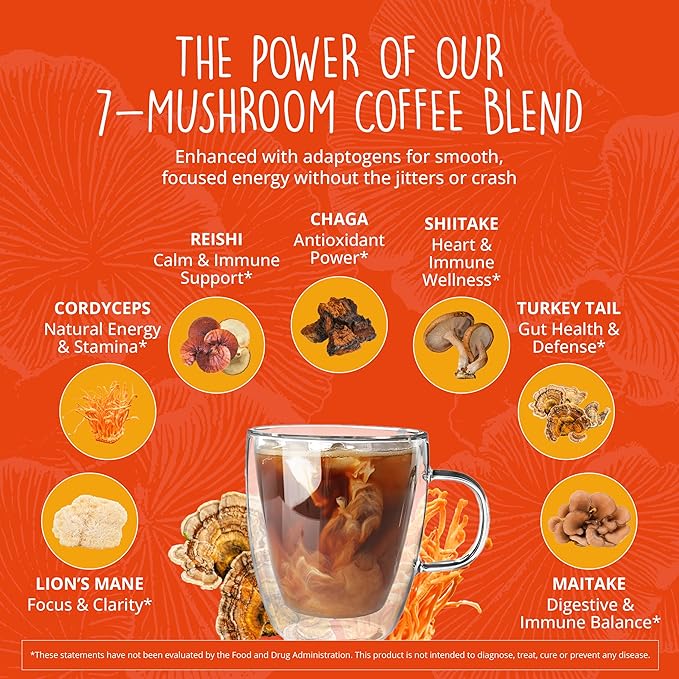 Happy Healthy Hippie Fungi Fuel Mushroom Coffee &amp Organic Ashwagandha Capsules