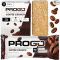 ProGo Protein Bars – Brain + Body Fuel with 20g Clean Protein Creatine &amp Collagen Peptides Made with 95% Pure Isolate Grass-Fed Beef Tallow No Fillers Naturally Sweetened with Honey Gluten-F