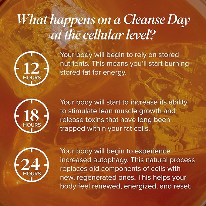 Isagenix Cleanse for Life - Detox System Support with Vitamins &amp Minerals - Support Healthy Metabolism with Antioxidant Supplement - Gluten &amp Soy Free Cleanse Drink - Peach Mango 32 Oz
