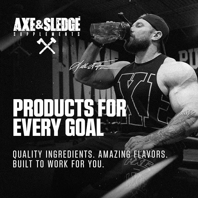 Axe &amp Sledge Farm Fed 100% Whey Protein Isolate | 25g Protein | Low Carb Low Sugar Gluten Free | Protein Powder for Men and Women | Keto | Made in the USA | 28 Servings Strawberry Milkshake