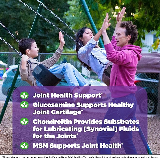 Natrol Glucosamine Chondroitin and MSM Tablets 150-Count (Pack of 12