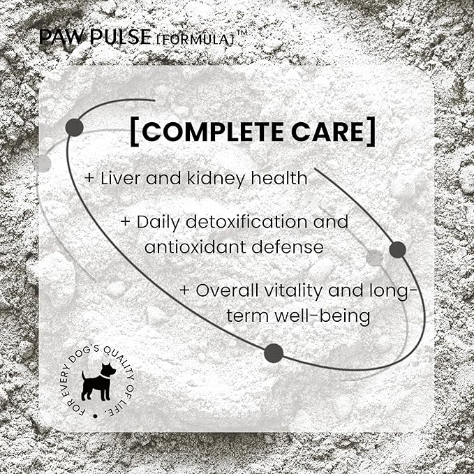 Pawpulse Formula Milk Thistle for Dogs – Liver &amp Kidney Support Powder with Silymarin &amp Glutathione – Daily Detox Antioxidant &amp Metabolic Natural Support 2.12 oz