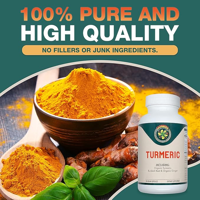 Carnivora Turmeric – Support for Joints and Digestive Health (90 Vegan Capsules)