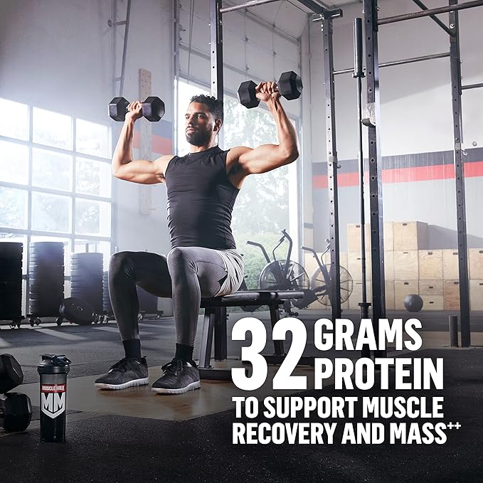 Muscle Milk Pro Series Protein Powder &amp Gainer Powder Bundle Chocolate 5lb Each 50g &amp 32g Protein
