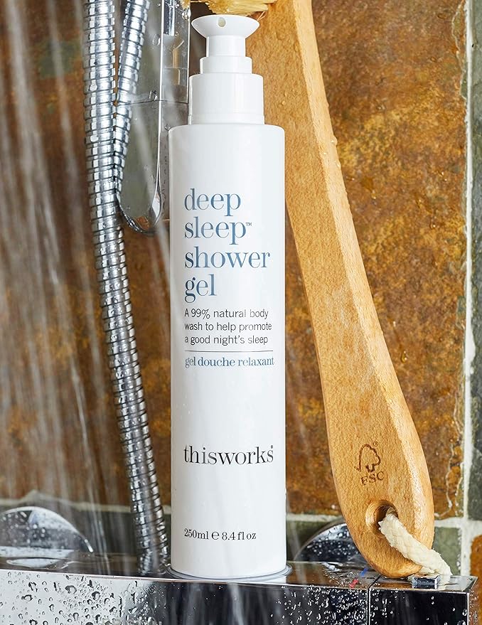 THISWORKS deep sleep shower gel: Calms the Mind and Protects the Skin 8.4 fl oz (250ml)
