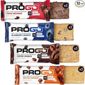 ProGo Protein Bars – Brain + Body Fuel with 20g Clean Protein Creatine &amp Collagen Peptides Made with 95% Pure Isolate Grass-Fed Beef Tallow No Fillers Naturally Sweetened with Honey Gluten-F