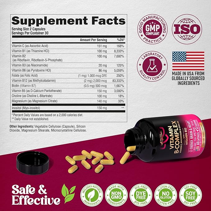 NUTRAHARMONY Vitamin B Complex &amp Bariatric Multivitamin Capsules