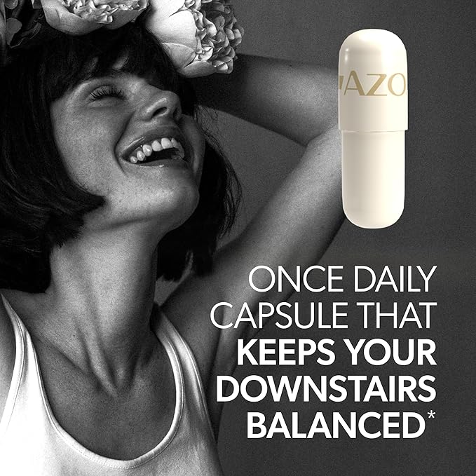 AZO Complete Feminine Balance Daily Vaginal Probiotics for WomenClinically Proven to Help Protect Vaginal HealthHelps Balance pH and Yeast60 Count (Pack of 2)
