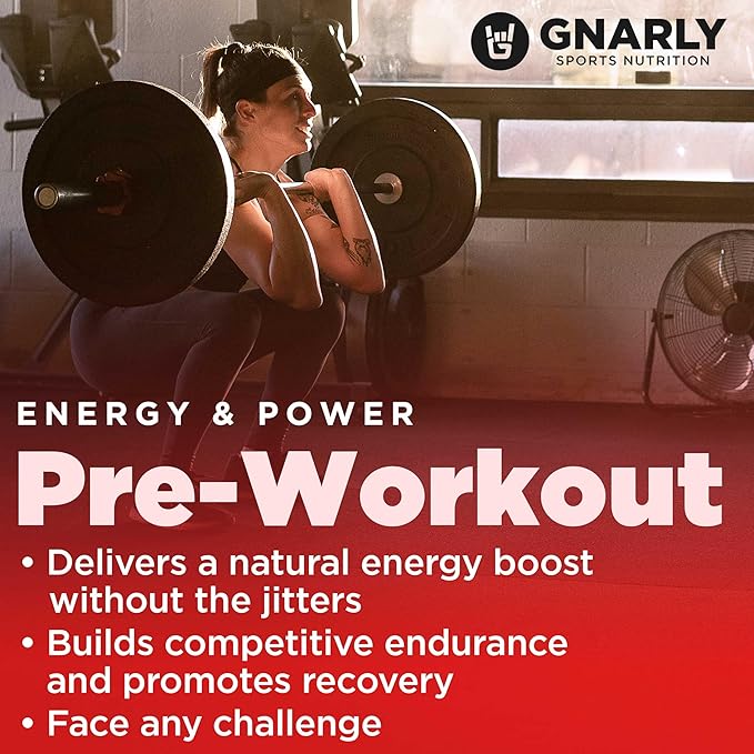 Gnarly Nutrition Gnarly Whey Grass-Fed Protein Supplement Vanilla (32.0oz) Preworkout Mango (14.82oz)