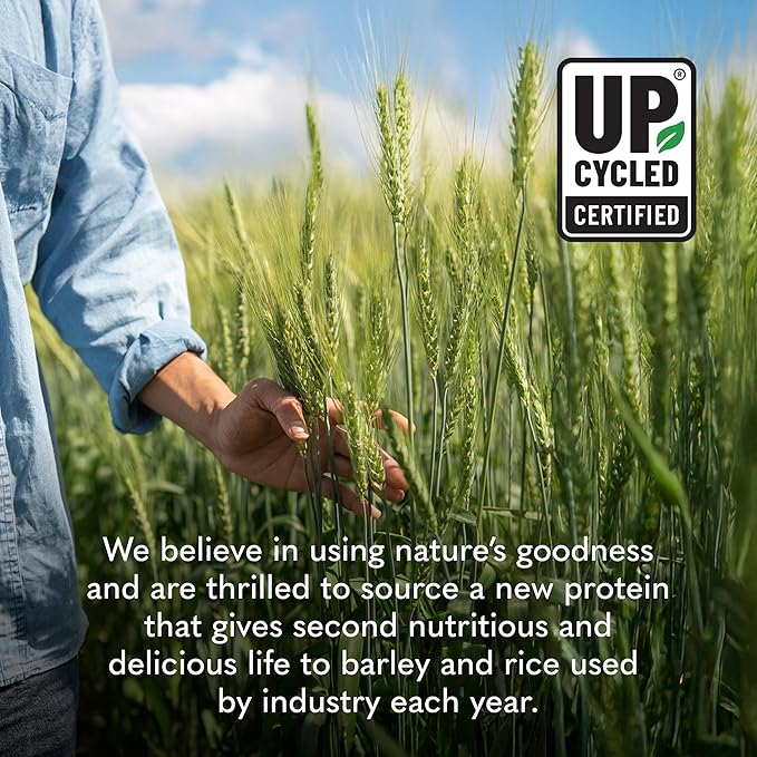 Garden of Life Plant-Based Sprouted Barley Protein Chocolate with 21g Protein 0g Sugar &amp Clean Ingredients Upcycled Barley Probiotics Non-GMO use in Shakes Smoothies &amp Baking 20 Servin